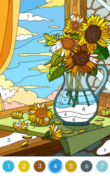 Baixar Daily Coloring Paint by Number Educacional para Android captura de tela 2
