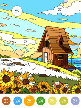 Baixar Daily Coloring Paint by Number Educacional para Android captura de tela 7