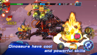 Baixar Dino Robot:The war of dinosaur Arcade para Android captura de tela 4
