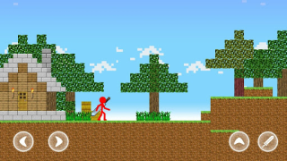 Baixar Red Stickman Parkour Fighter Aventura para Android captura de tela 2