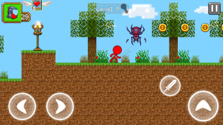 Baixar Red Stickman Parkour Fighter Aventura para Android captura de tela 5