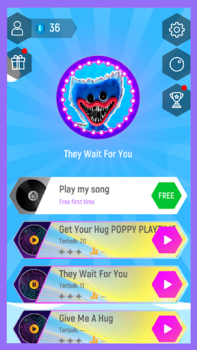 Baixar Poppy Playtime Scary Tiles Hop Música para Android captura de tela 2