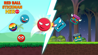 Baixar Red Ball & Stick Hero Aventura para Android captura de tela 6