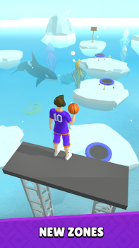 Baixar Hoop World: Flip Dunk Game 3D Jogos de esporte para Android captura de tela 3