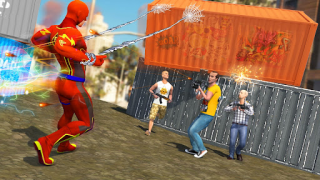 Baixar Velocity Rope Hero - Extreme Jogos de ação para Android captura de tela 2