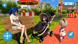 Baixar Anime Mãe Gêmea Bebês Vida Jogos de papéis para Android captura de tela 2