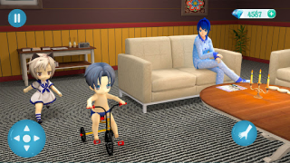Baixar Anime Mãe Gêmea Bebês Vida Jogos de papéis para Android captura de tela 3
