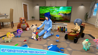 Baixar Anime Mãe Gêmea Bebês Vida Jogos de papéis para Android captura de tela 4