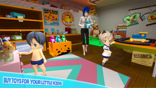 Baixar Anime Mãe Gêmea Bebês Vida Jogos de papéis para Android captura de tela 7