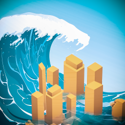 Logotipo Tsunami Run
