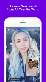 Baixar Coco - Live Video Chat HD Contato para Android captura de tela 3