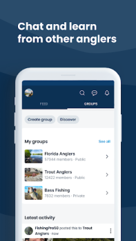 Baixar Fishbrain Rede Social Pescaria Esporte para Android captura de tela 7