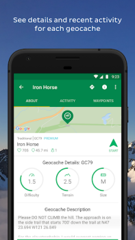 Baixar Geocaching® Saúde e Bem-estar para Android captura de tela 3