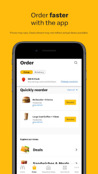 Baixar McDonald's Comida e bebida para Android captura de tela 2