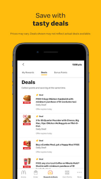 Baixar McDonald's Comida e bebida para Android captura de tela 3
