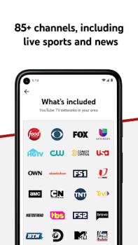 Baixar YouTube TV: Live TV & more Entretenimento para Android captura de tela 2