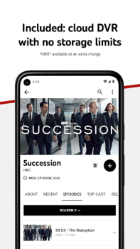Baixar YouTube TV: Live TV & more Entretenimento para Android captura de tela 4