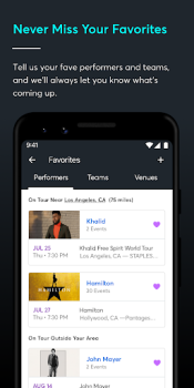 Baixar Ticketmaster－Buy, Sell Tickets Eventos para Android captura de tela 6
