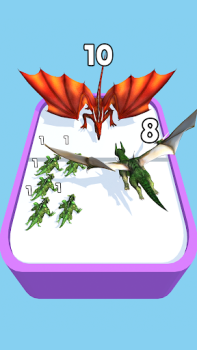 Baixar Merge Master - Jogo Dinossauro Arcade para Android captura de tela 2