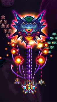 Baixar Galaxiga: Jogo de Tiro ao Arco Arcade para Android captura de tela 6