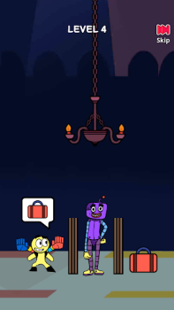 Baixar Monstro Azul - Jogo de Resgate Arcade para Android captura de tela 3