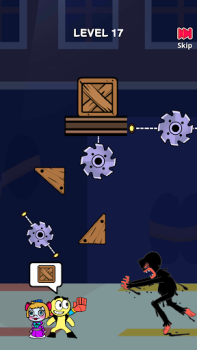 Baixar Monstro Azul - Jogo de Resgate Arcade para Android captura de tela 4