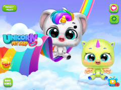 Baixar Jogo De Cuidar Bebê Unicórnio Jogos de Aprendizagem para Android captura de tela 7