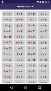 Baixar Text converter (текст символам Personalização para Android captura de tela 6