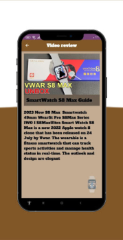 Baixar SmartWatch S8 Max Guide Educação para Android captura de tela 3