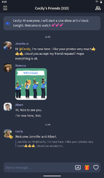 Baixar Fambase: Live & Group Chat Estilo de vida para Android captura de tela 6