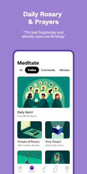 Baixar Hallow: Meditação Católica Livros e Referências para Android captura de tela 3
