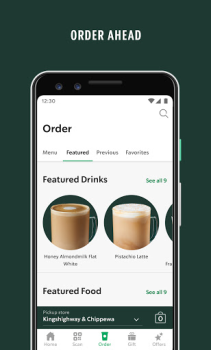 Baixar Starbucks Comida e bebida para Android captura de tela 3