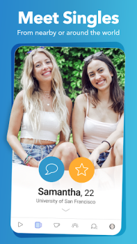 Baixar Clover - Live Stream Dating Namoro para Android captura de tela 2