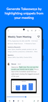 Baixar Otter: Transcribe Voice Notes Emprego para Android captura de tela 4