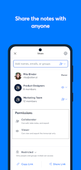 Baixar Otter: Transcribe Voice Notes Emprego para Android captura de tela 6