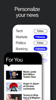 Baixar Bloomberg: Finance Market News Notícias e Revistas para Android captura de tela 4