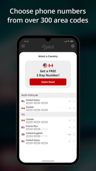 Baixar Hushed - Segundo Número Contato para Android captura de tela 4
