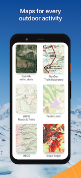 Baixar Gaia GPS (Topografias) Mapas e navegação para Android captura de tela 4