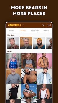 Baixar GROWLR: Gay Bears Near You Social para Android captura de tela 3