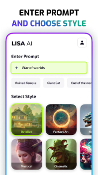 Baixar Lisa AI: Avatar & Image Maker Foto para Android captura de tela 4