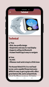 Baixar Huawei watch fit 2 Guide Educação para Android captura de tela 5