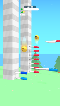 Baixar Ball Up: Knife Racing Jogos de ação para Android captura de tela 2