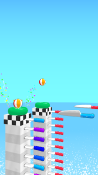 Baixar Ball Up: Knife Racing Jogos de ação para Android captura de tela 4