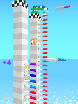 Baixar Ball Up: Knife Racing Jogos de ação para Android captura de tela 7