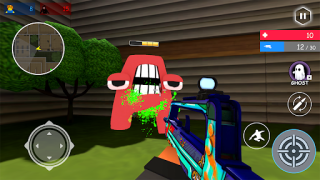Baixar Alphabet Shooter: Survival FPS Jogos de ação para Android captura de tela 2