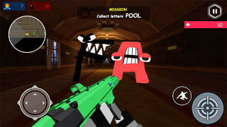 Baixar Alphabet Shooter: Survival FPS Jogos de ação para Android captura de tela 3