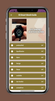 Baixar X5 Smart Watch Guide Educação para Android captura de tela 7