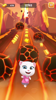 Baixar Talking Tom Time Rush Jogos de ação para Android captura de tela 2