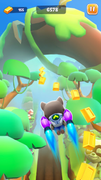 Baixar Talking Tom Time Rush Jogos de ação para Android captura de tela 3