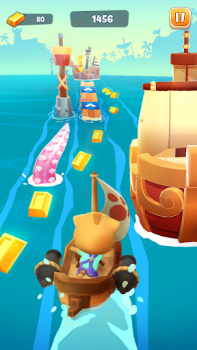 Baixar Talking Tom Time Rush Jogos de ação para Android captura de tela 4